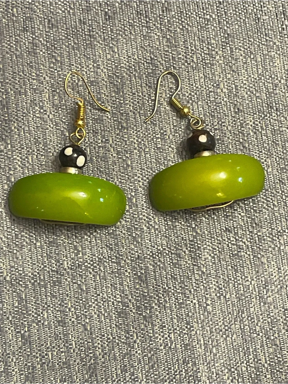 Handmade bright green